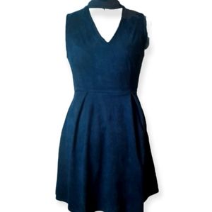 Altar'd State V-neck Dark Indigo Suede look cocktail, like new, size Small